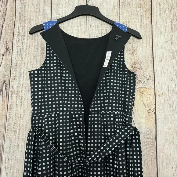 Talbots Womens Geo Print Fit & Flare Sleeveless Dress size 10 - Picture 9 of 14